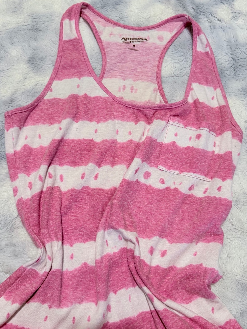Pink Tie-Dye Racerback maxi dress